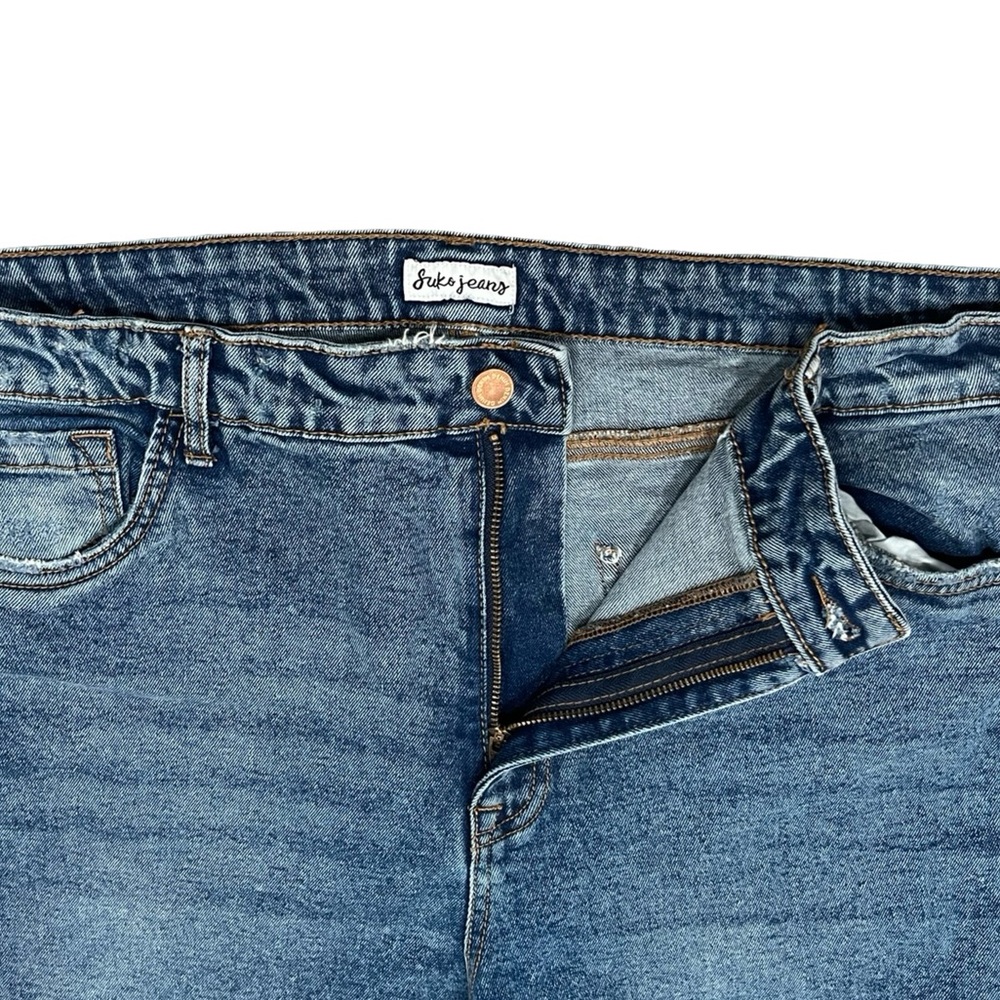 Women's Classic Blue Skinny Jeans - Picture 4 of 5